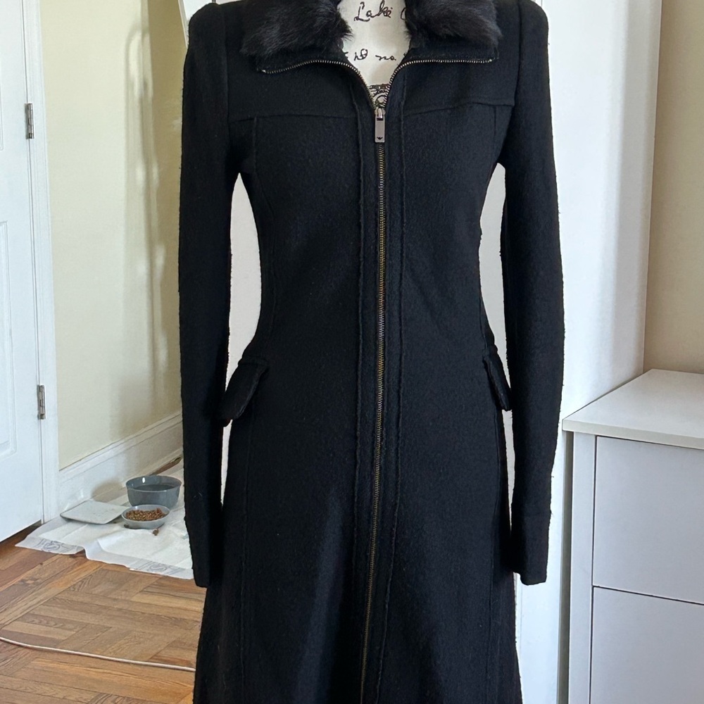 Emporio Armani Black Sheath Dress Long Sleeve Work